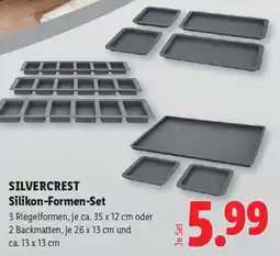 Lidl SILVERCREST Silikon-Formen-Set Angebot