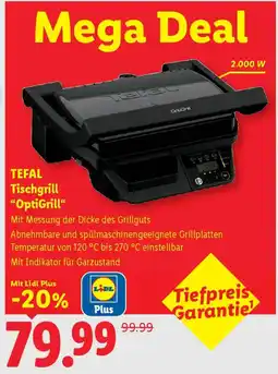 Lidl TEFAL Tischgrill OptiGrill Angebot