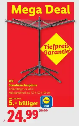 Lidl W5 Standwäschespinne Angebot