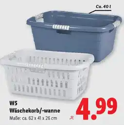 Lidl W5 Wäschekorb/-wanne Angebot