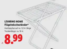 Lidl LIVARNO HOME Flügelwäscheständer Angebot