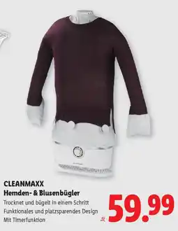 Lidl CLEANMAXX Hemden- & Blusenbügler Angebot