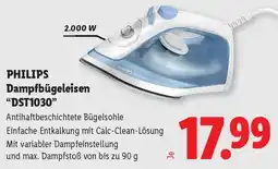 Lidl PHILIPS Dampfbügeleisen "DST1030" Angebot