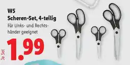 Lidl W5 Scheren-Set, 4-teilig Angebot