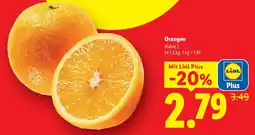 Lidl Orangen Angebot