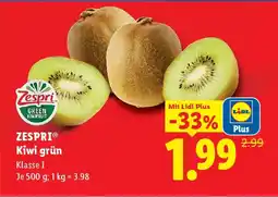 Lidl ZESPRI Kiwi grün Angebot