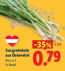 Lidl Jungzwiebeln aus Österreich Angebot