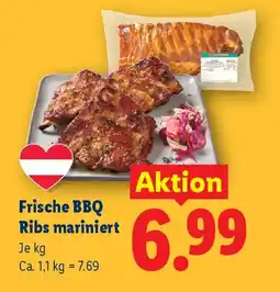Lidl Frische BBQ Ribs mariniert Angebot