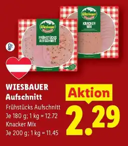 Lidl WIESBAUER Aufschnitt Angebot
