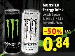 Lidl MONSTER Energy Drink Angebot