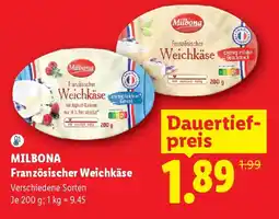 Lidl MILBONA Französischer Weichkäse Angebot