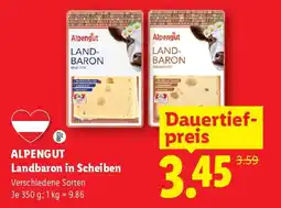 Lidl ALPENGUT Landbaron in Scheiben Angebot