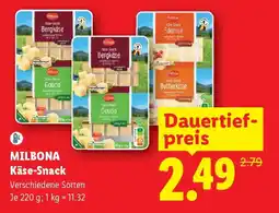 Lidl MILBONA Käse-Snack Angebot