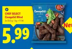 Lidl CHEF SELECT Ćevapčići Rind Angebot
