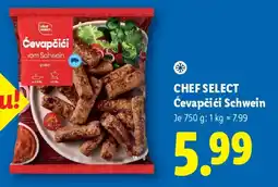 Lidl CHEF SELECT Ćevapčići Schwein Angebot