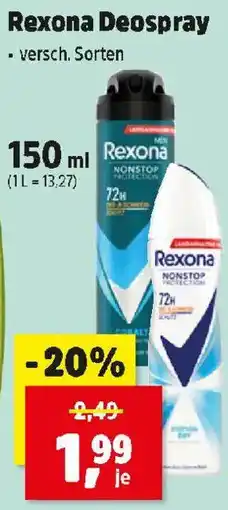 Thomas Philipps Rexona Deospray Angebot