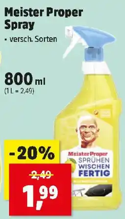 Thomas Philipps Meister Proper Spray Angebot