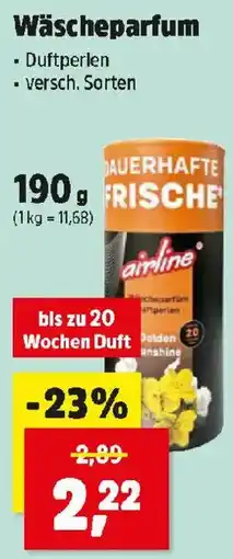 Thomas Philipps Wäscheparfum airline Angebot