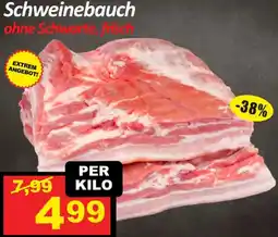 Wurstico Schweinebauch ohne Schwarte, frisch Angebot