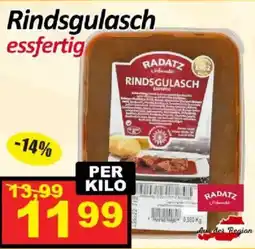 Wurstico Rindsgulasch Radatz Angebot