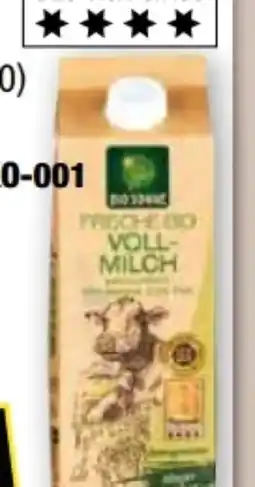 Norma Bio Sonne Bio-Vollmilch Angebot