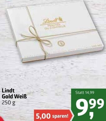 ADEG Lindt Gold Weiss 250 g Angebot