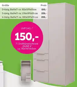 Mömax Drehtürenschrank DUNE 4 Angebot