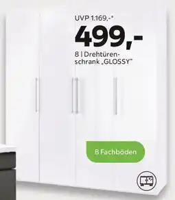 Mömax Drehtürenschrank ,,GLOSSY" Angebot
