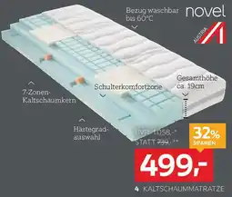 XXXLutz Novel Kaltschaummatratze Angebot