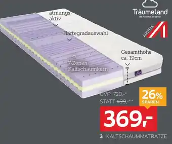 Träumeland Kaltschaummatratze