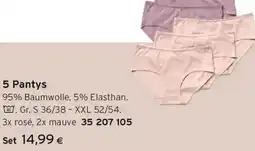 Tchibo Eduscho 5 Pantys Angebot