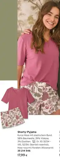 Tchibo Eduscho Shorty-Pyjama Angebot