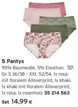 Tchibo Eduscho 5 Pantys Angebot