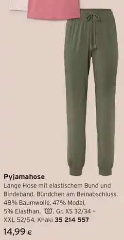 Tchibo Eduscho Pyjamahose Angebot