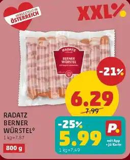 PENNY Radatz berner worstel Angebot