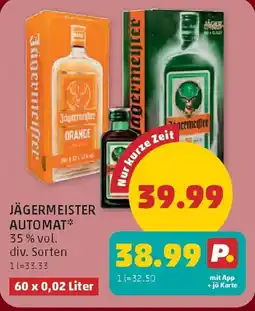 PENNY Jägermeister automat Angebot