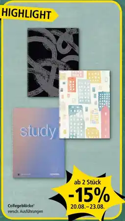 Pagro Diskont Collegeblöcke Angebot