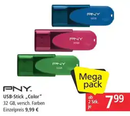 Pagro Diskont PNY USB-Stick ,,Color" Angebot