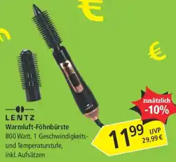 Pagro Diskont LENTZ Warmluft-Föhnbürste Angebot