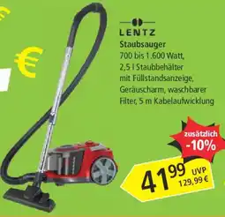 Pagro Diskont LENTZ Staubsauger Angebot