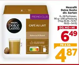 Billa Nescafé Dolce Gusto Angebot