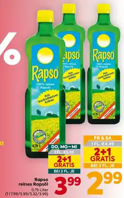 Billa Rapso reines Rapsöl Angebot