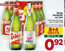 Billa Stiegl Goldbräu od. Hell Angebot