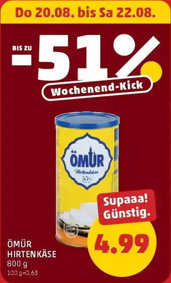 PENNY Ömür hirtenkäse Angebot