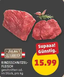 PENNY Ich bin österreich rindsschnitzel fleisch Angebot