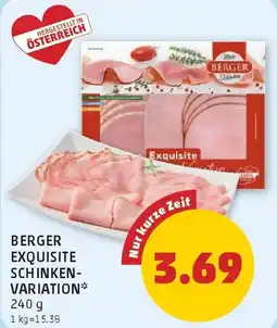 PENNY Berger exquisite schinken variation Angebot