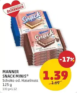 PENNY Manner snack minis Angebot