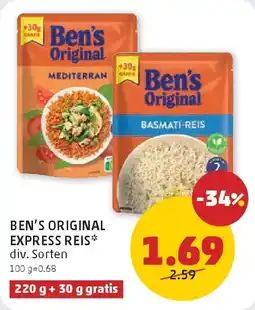 PENNY Ben's original express reis Angebot