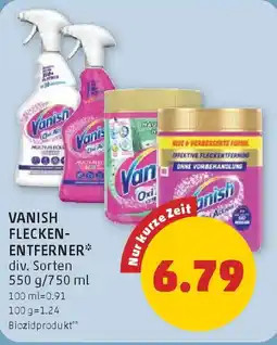 PENNY Vanish fleckenentferner Angebot