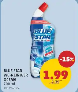 PENNY Blue star wc reiniger ocean Angebot